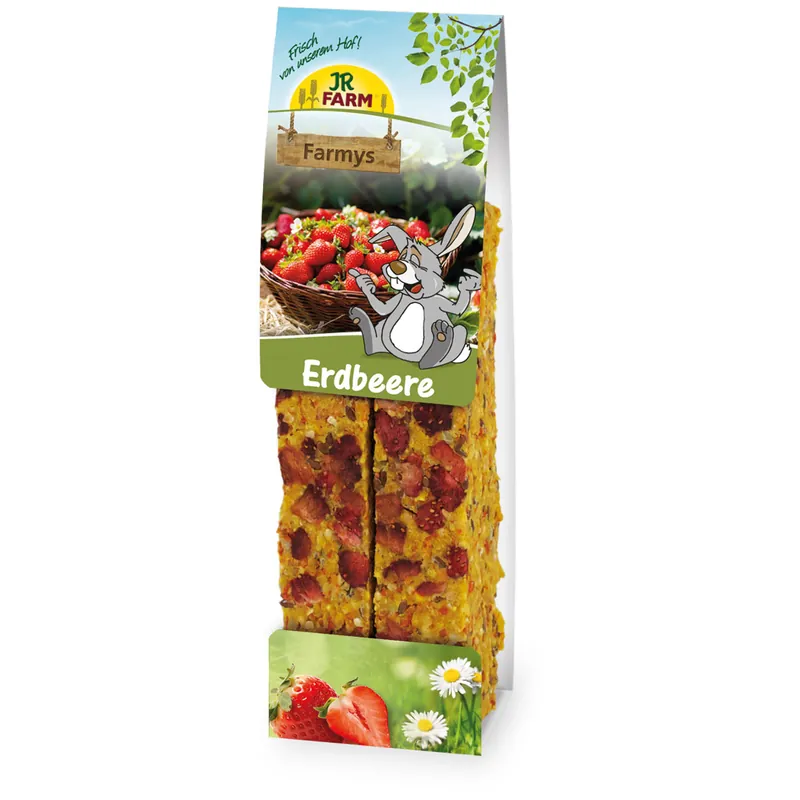 Sparpaket 2 x 160 g JR Farm Farmys Erdbeere Nager Snack Online Kaufen